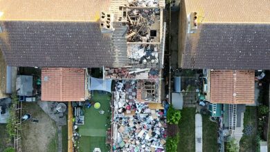 ‘I’ll take it apart brick by brick!’: Desperate homeowner tears down roof of his own house after war with tenant of £150k three-bed terrace who sued him for evicting her