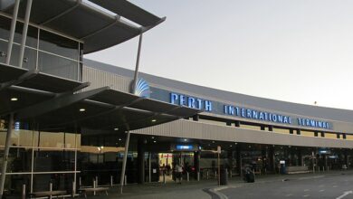 Perth Airport: Tantrum on plane lands drunk man in court after he ‘punched cabin crew member in the groin’