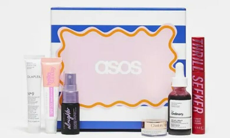 ASOS is launching five brand new beauty boxes, one of which contains £67 worth of items for £20