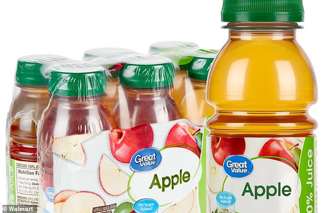 Apple juice sold at Walmart is being recalled over fears it contains ARSENIC