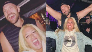 ‘Couple goals!’ fans scream as Paris Fury shares rare clips of party with Tyson