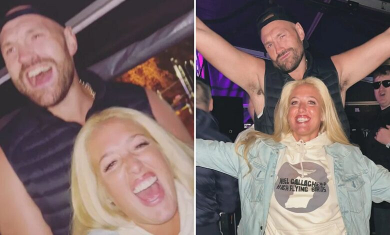 ‘Couple goals!’ fans scream as Paris Fury shares rare clips of party with Tyson