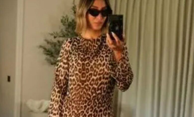 Fans are running over Frankie Bridge’s leopard print dress that’s perfect for summer