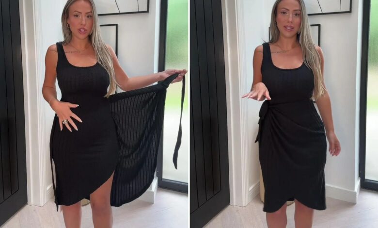 ‘Flattering and lightweight’ Holly Hagan praises £14 LBD that hides your tummy