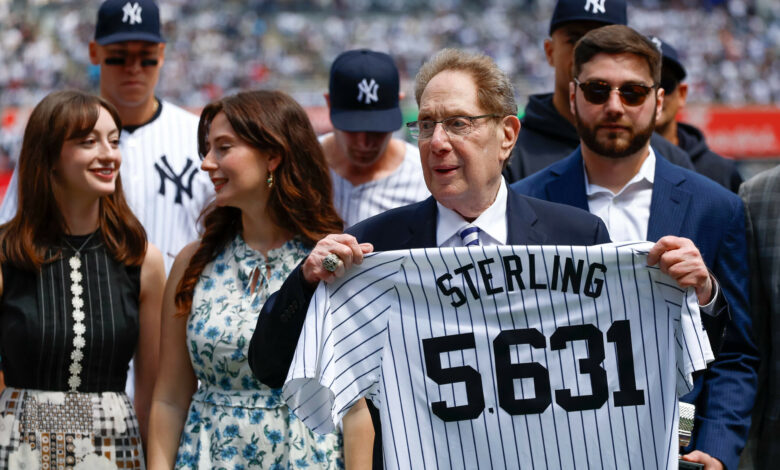 John Sterling could return to lead Yankees postseason