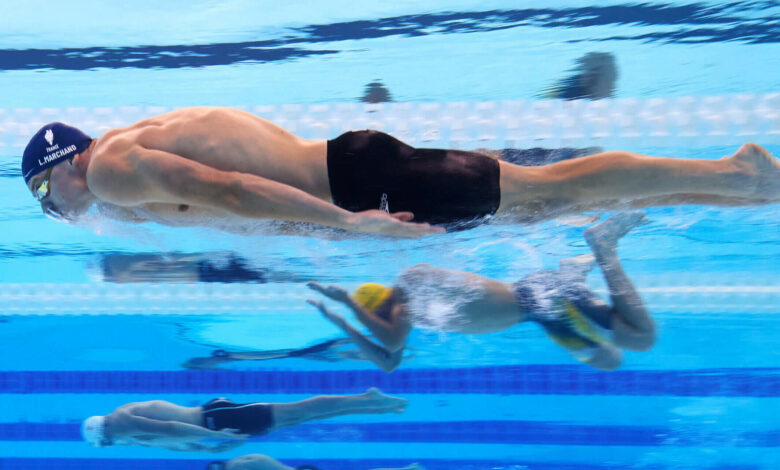 What makes Leon Marchand a superstar? He’s smaller, lighter and incredibly underwater