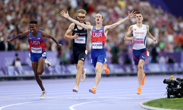 Cole Hocker stuns the world, winning gold in the men’s 1500 meters