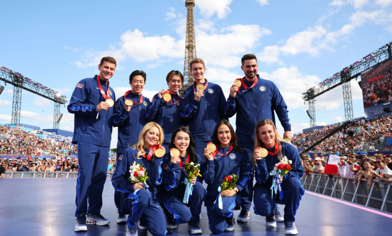 US Olympic figure skaters receive gold medals in Paris after 912-day delay