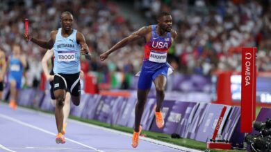 US men win 4×400 meter relay for third straight Olympics