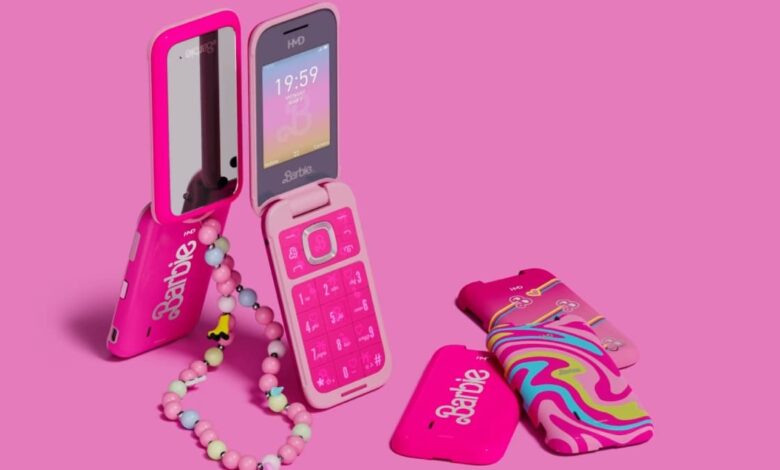 HMD has launched a Barbie flip phone that comes in a jewelry box