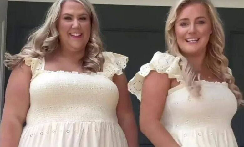 I am a size 12 and my best friend is a size 26 – we found two beautiful dresses at Next