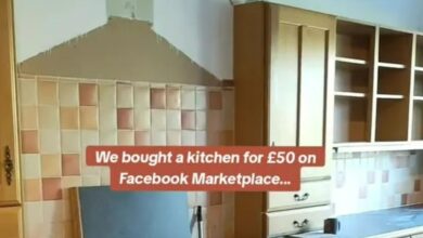 I bought my entire kitchen for £50 on Facebook – it looked stunning when I bought it for £29