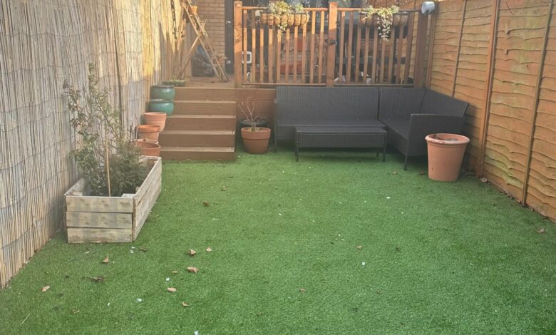 I ripped out my horrible artificial grass and traded it in for a lawn that is lush and green all year round