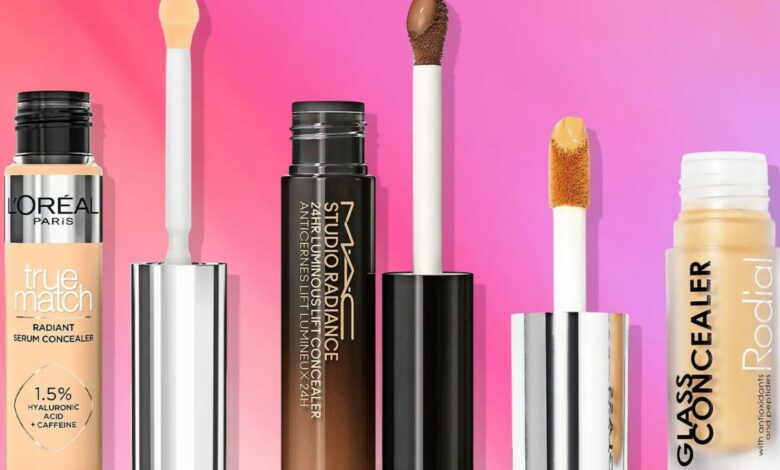 I tested three under-eye concealers and one of them is sold in 44 different shades