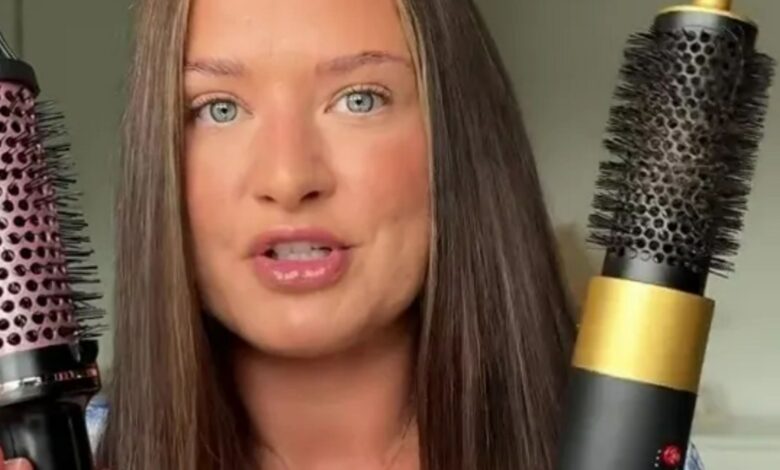 I traded in my £500 Dyson Airwrap for a £15 viral hot brush, the results are insane