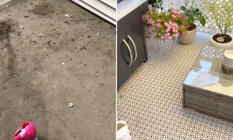 I transformed my patio in 30 minutes with an £11 purchase from Ikea, it’s tenant friendly