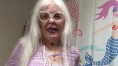 I’m 86 and wear sheer outfits – trolls say my makeup is awful