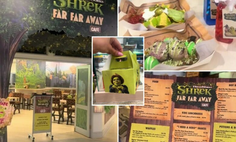 Inside Primark’s new Shrek-themed cafe, where customers can enjoy Ogres’ food