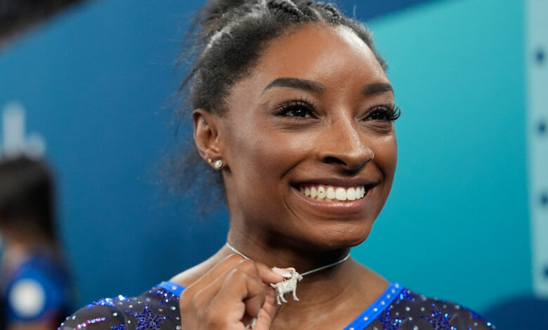 Jeweler Behind Simone Biles’ ‘GOAT’ Necklace Reveals the Lid of the Bespoke Design