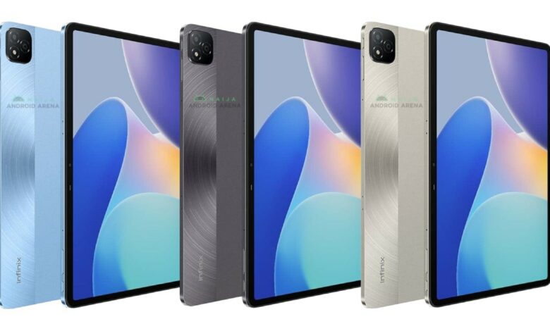 Leaked Infinix XPad design renders suggest color schemes and key features