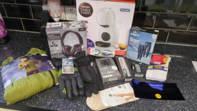 Lidl customers show off £20 mystery boxes containing coffee machines and headphones