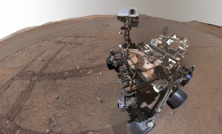 Mars rover finally leaves crater it lived in for years