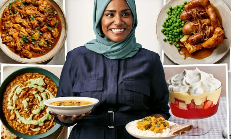 New recipes from Nadiya Hussein’s new book, where one meal becomes two