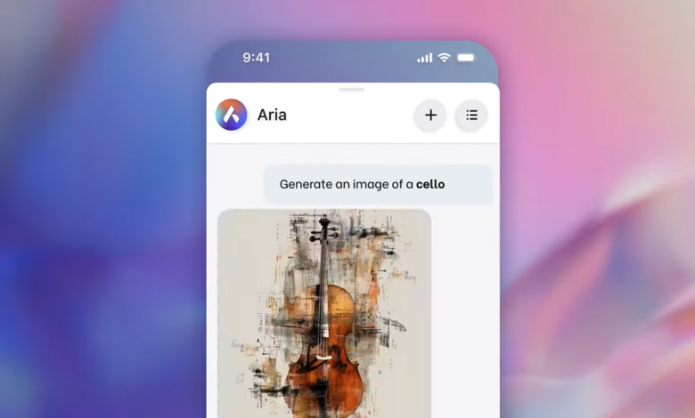 Opera brings web browser and AI assistant to iOS