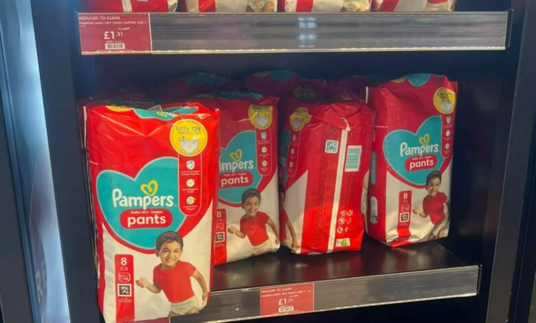 Parents rush to ‘expensive’ supermarket when they see Pampers for £1.31