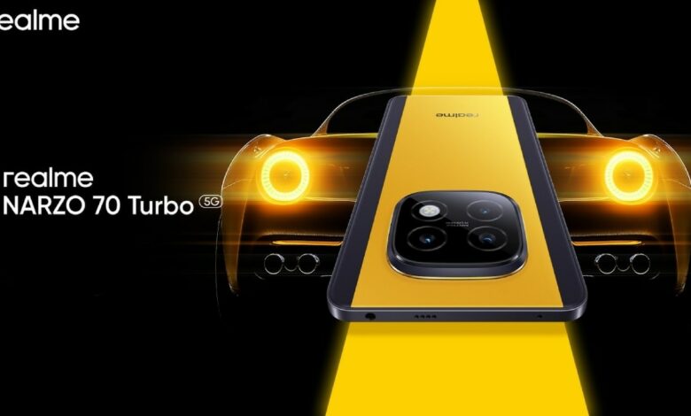 Realme Narzo 70 Turbo 5G design officially announced; India launch planned