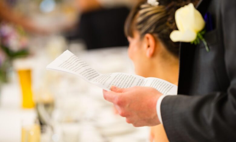 ‘Stay away,’ wedding experts urge over 10 ‘pitfalls’ that ruin speeches