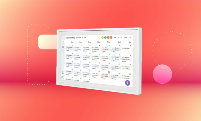 Stay organized during the start of the school year with  off the Skylight Calendar