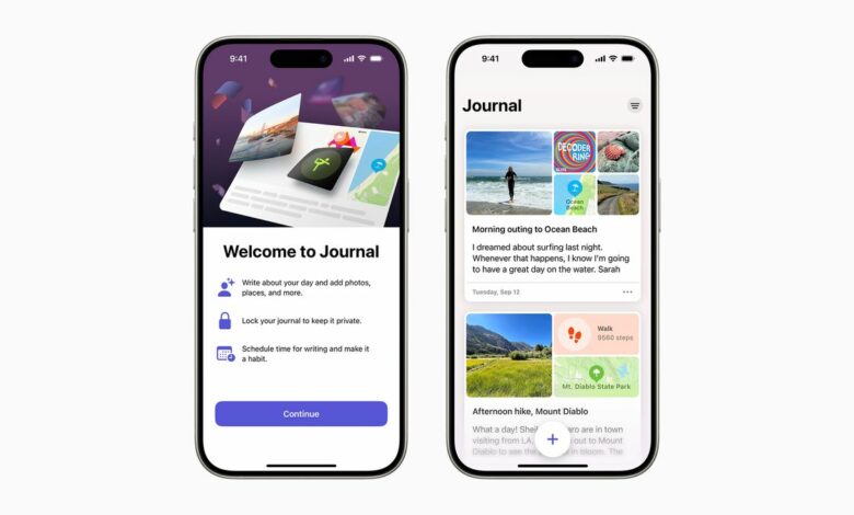 The Journal app could be the next to get iOS 18 Apple Intelligence upgrades