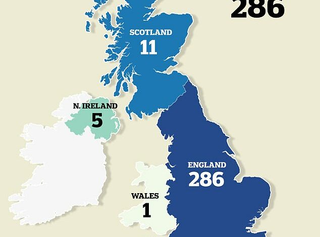 The UK’s monkeypox hotspots MAPPED – as experts reveal how latest deadly strain will ‘likely’ land on British shores, after WHO declares global emergency