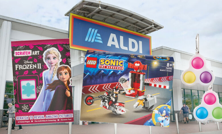 The toys and games on the Aldi aisle TODAY – prices start at 99p