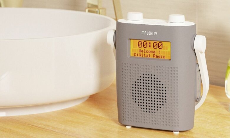 This cheap portable DAB radio is super cute and also shower resistant