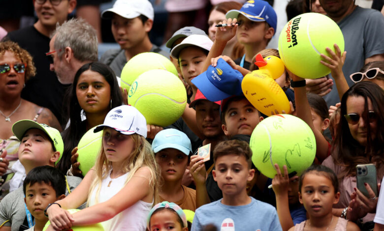 How the US Open’s jumbo tennis ball became a cute, furry yellow harbinger of doom