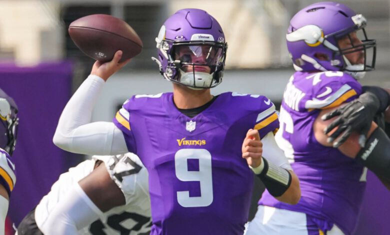 JJ McCarthy is done for the season, and the Vikings need to pick up the pieces