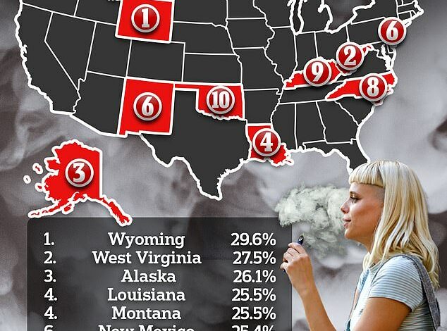 United Vapes of America: Map shows which states have the most kids addicted to e-cigarettes