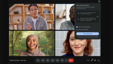 You can now use AI to take notes for you in Google Meet