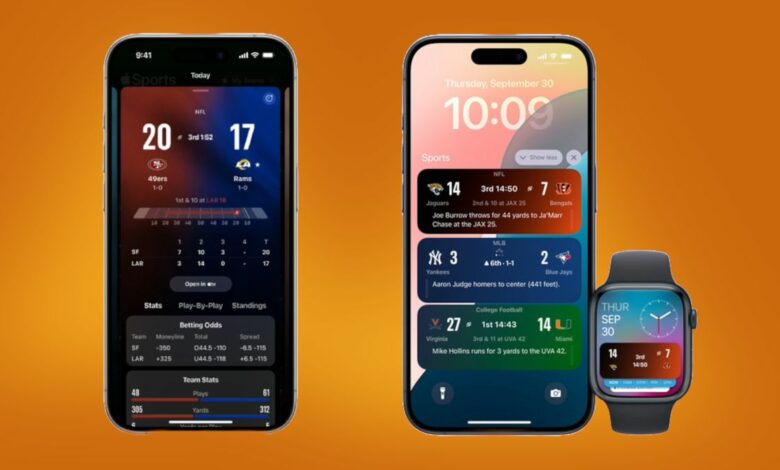 iOS 18 brings live sports scores to your iPhone’s lock screen