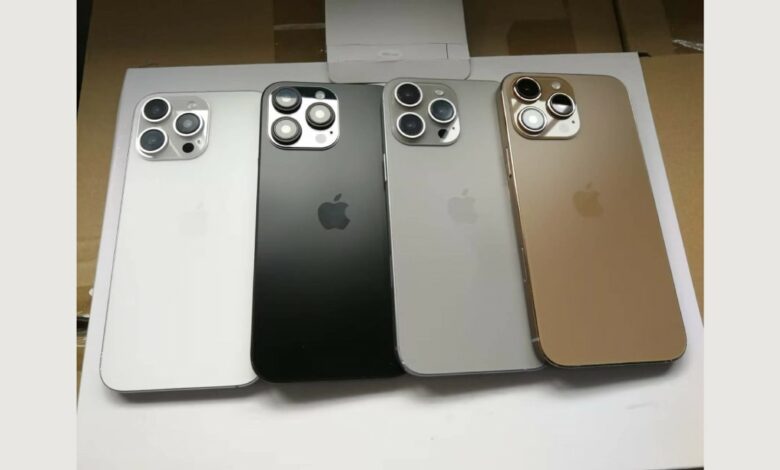 iPhone 16 Pro dummy units reveal four color combinations