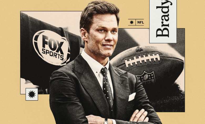 For Tom Brady and Fox, Sunday was a first step toward the broadcast that really matters