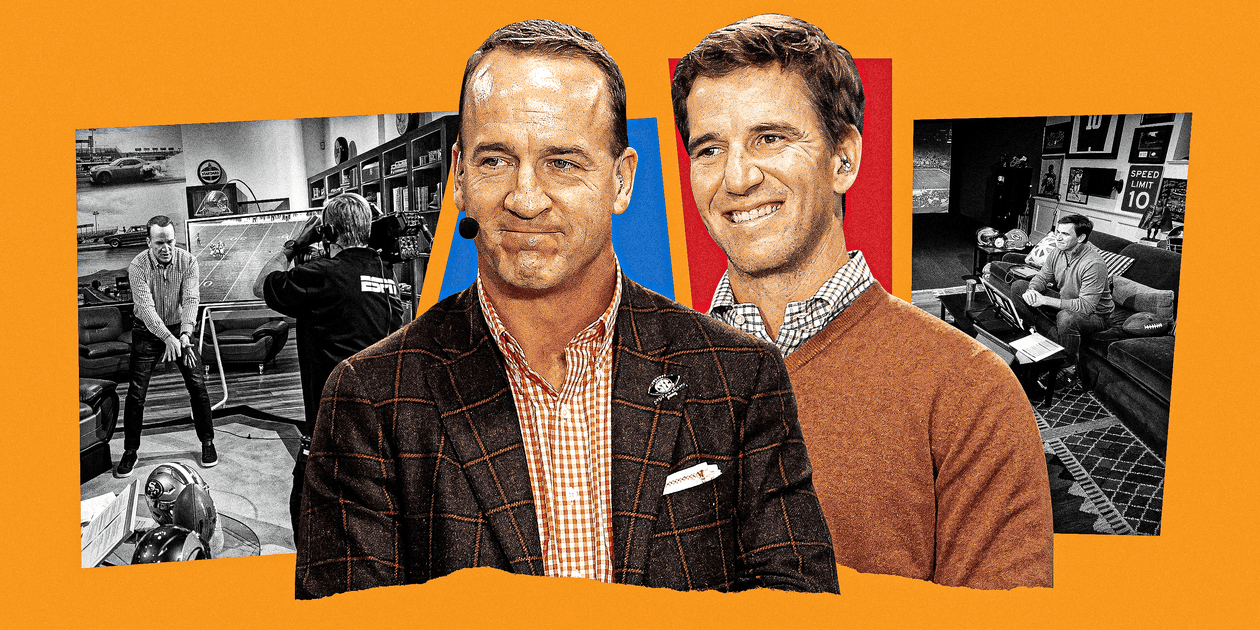 A night with the ‘ManningCast’: Voice memos, legendary cameos help redefine NFL broadcast