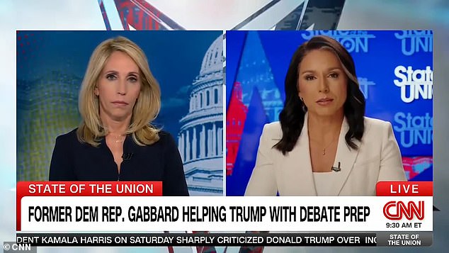 Former Democrat Tulsi Gabbard warns Donald Trump not to ‘underestimate’ Kamala Harris in September debate