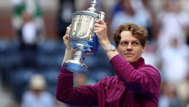 Jannik Sinner wins the US Open for the first time by achieving a 6-3 6-4 6-5 straight sets victory over Taylor Fritz in the final