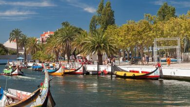 Welcome to the ‘Venice of Portugal’ – where temperatures soar to 29 degrees, bustling canals line the streets and pints cost just £1.80