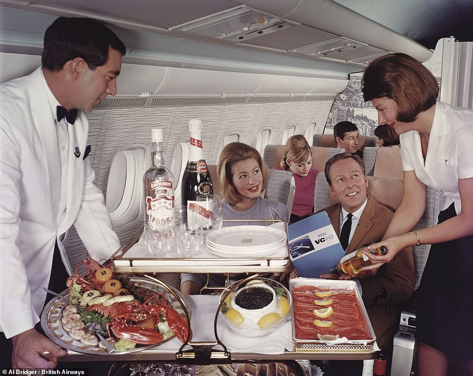 A taste of yesteryear travel: Pilot’s fascinating book charts a century of BA meals, from mutton soup in the 1940s to caviar on Concorde (and it includes recipes for recreating them)