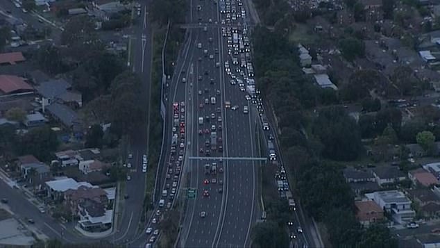 Rush hour traffic delays in Sydney as multiple lanes of M4 motorway closed due to police deployment