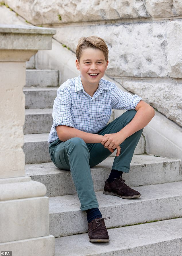 Prince George ‘is learning to fly at just 11 – after enjoying his first hour-long flight last week as Kate and William watched from the ground’